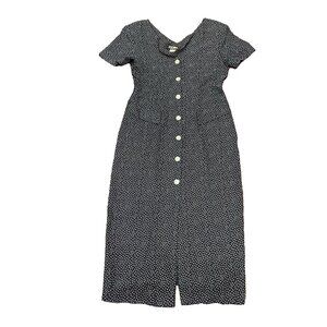 vtg Dawn Joy‎ Fashions women's polka dot see measurements